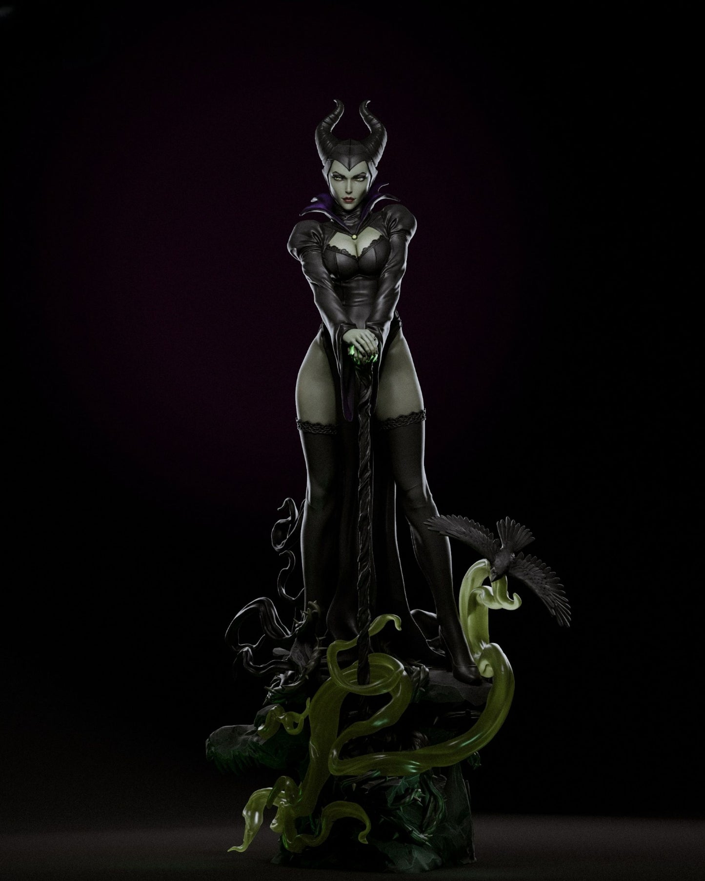 3813 Maleficent - STL 3D Print Files