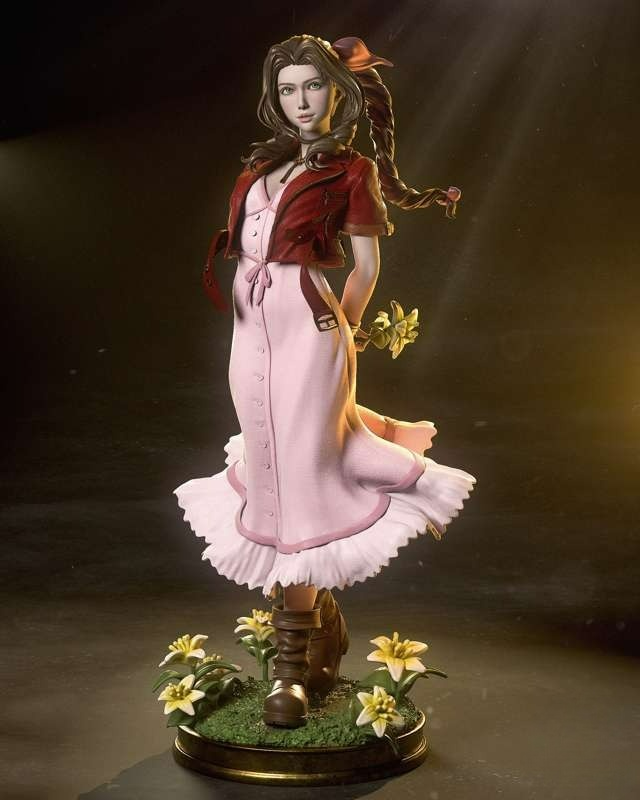 3855 Aerith Gainsborough NSFW - Final Fantasy - STL 3D Print Files