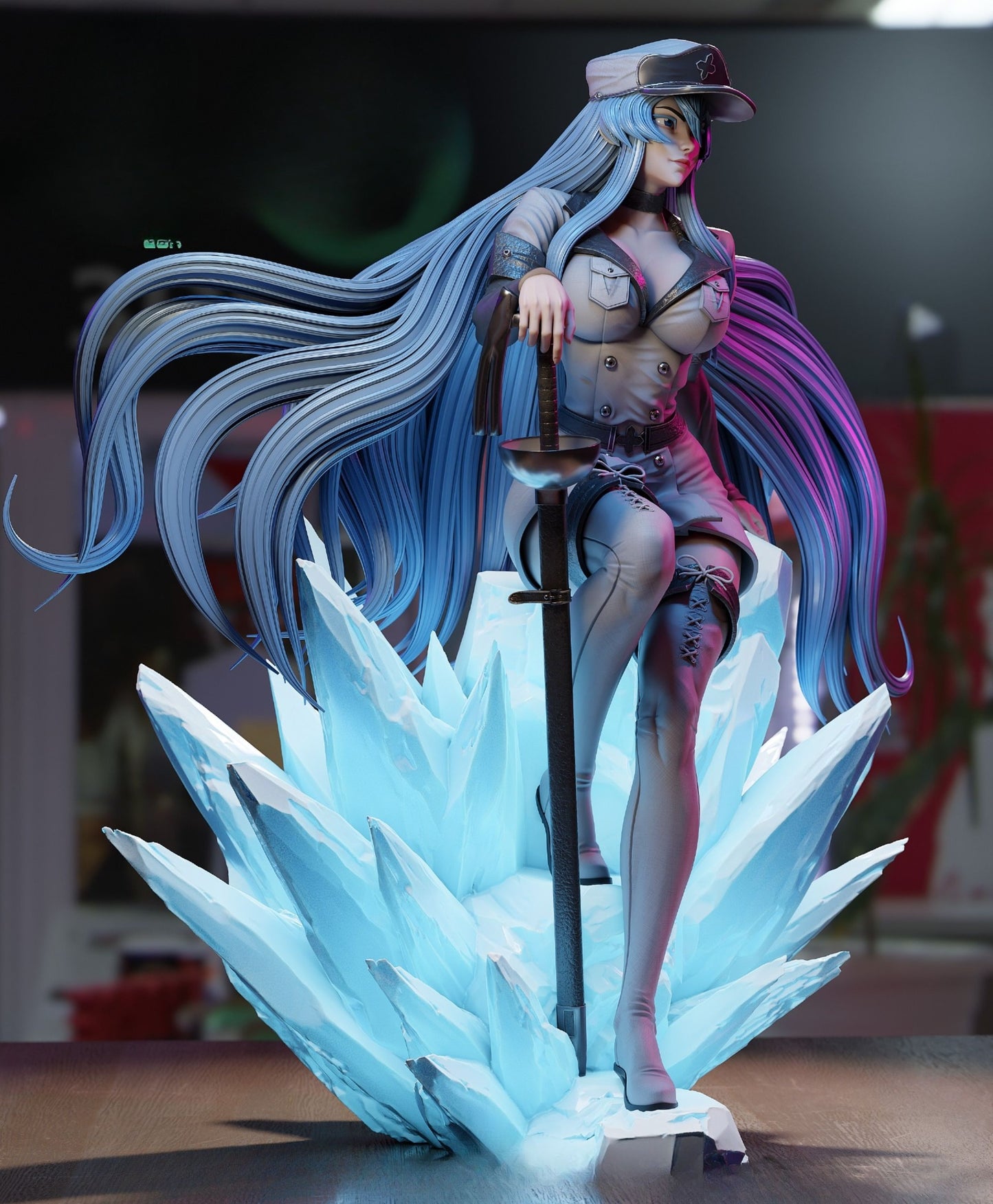 3865 Esdeath NSFW - Akame Ga Kill! - STL 3D Print Files