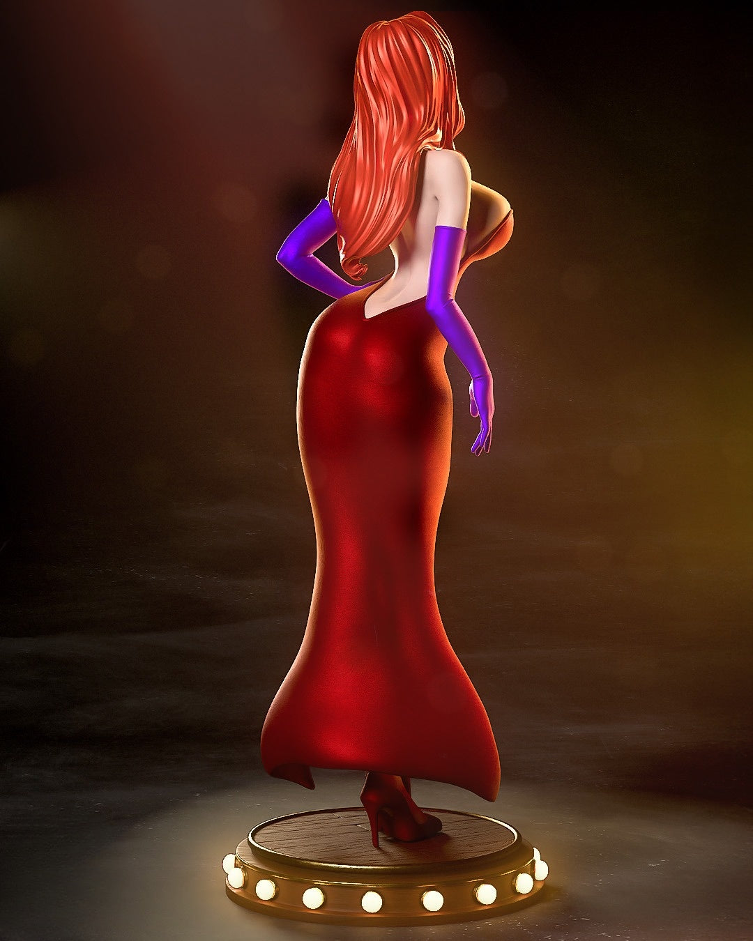 3874 Jessica Rabbit - STL 3D Print Files