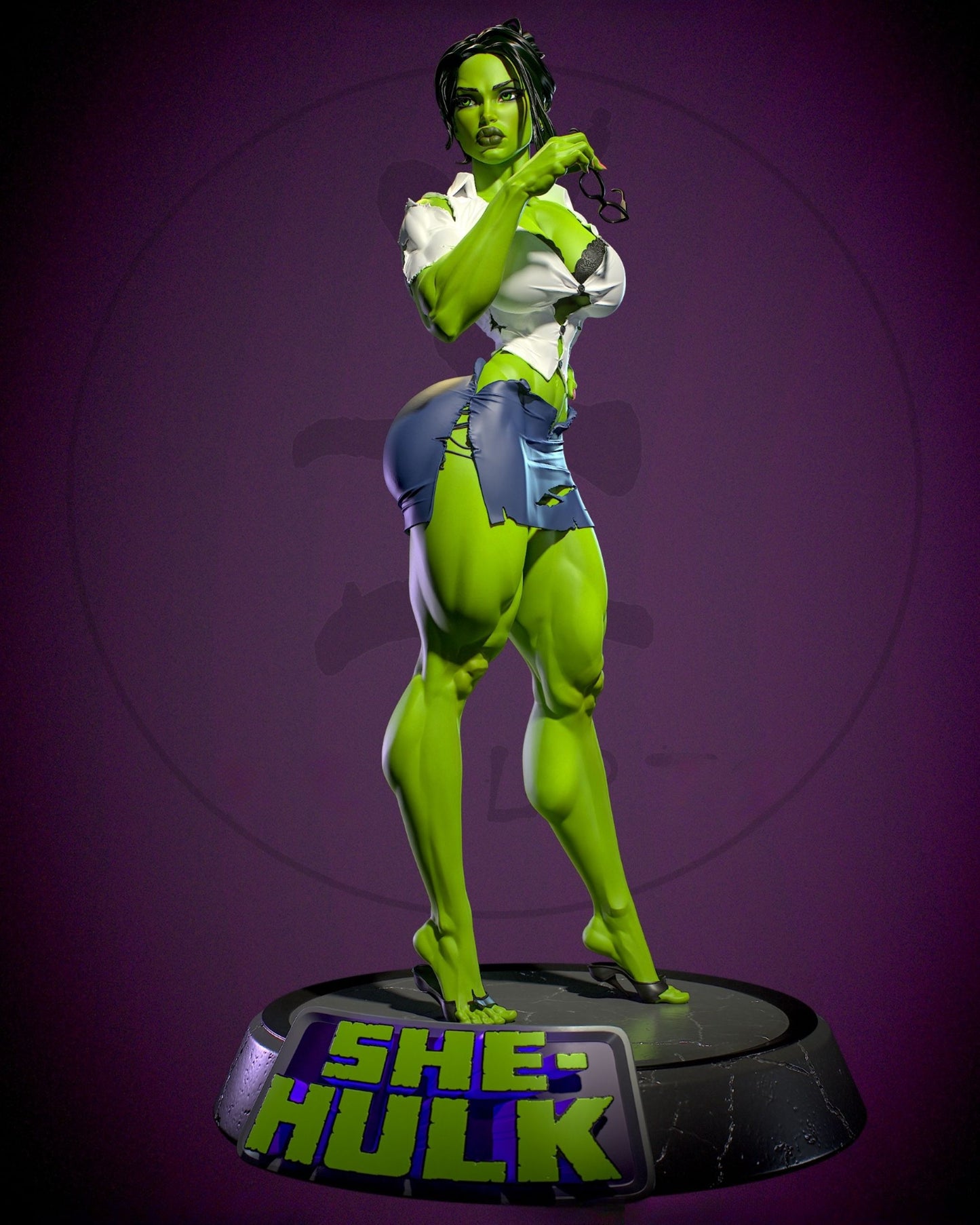 3973 She Hulk NSFW - Marvel Comics - STL 3D Print Files