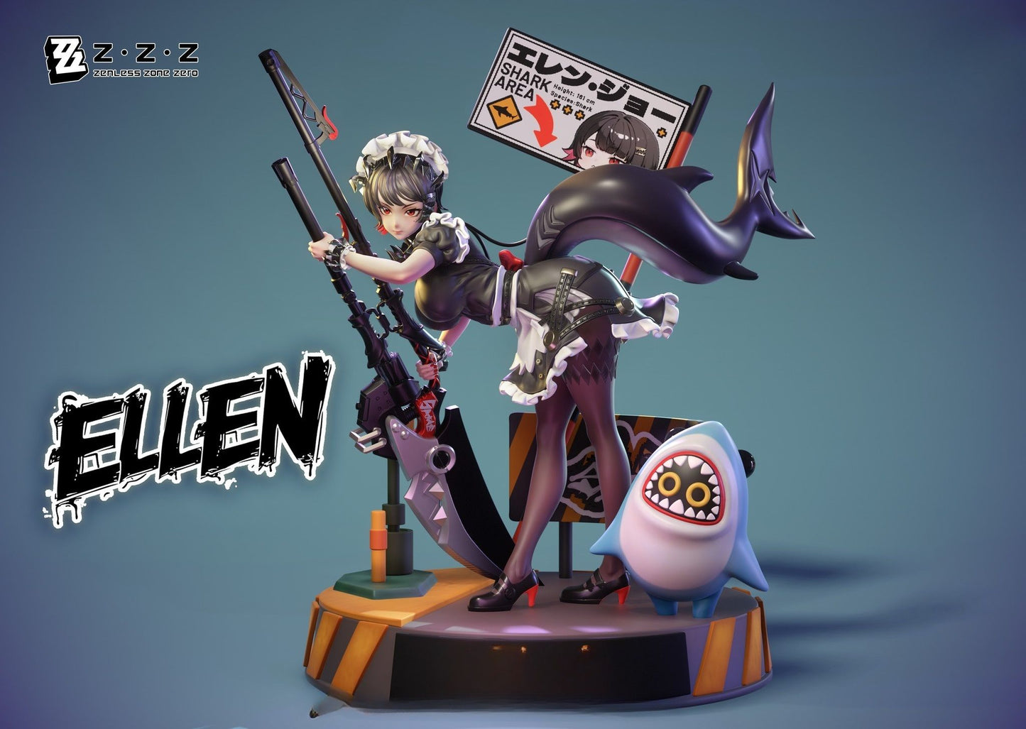 3979 Ellen Joe NSFW - Zenless Zone Zero - STL 3D Print Files