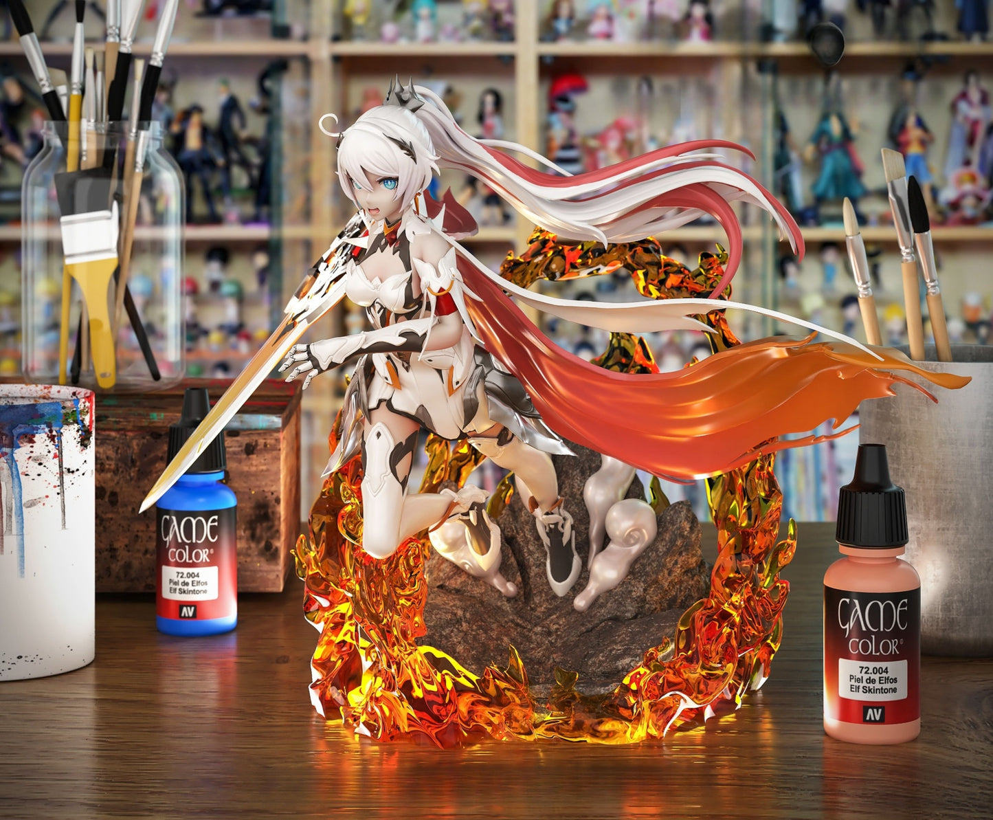 4035 Herrscher of Flamescion - Honkai Impact 3 - STL 3D Print Files