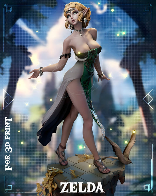 4051 Princess Zelda NSFW - The Legend of Zelda - STL 3D Print Files