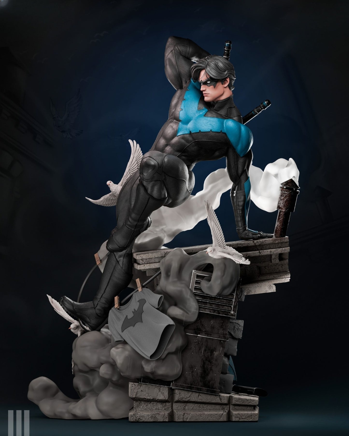 4061 Nightwing - Batman - STL 3D Print Files
