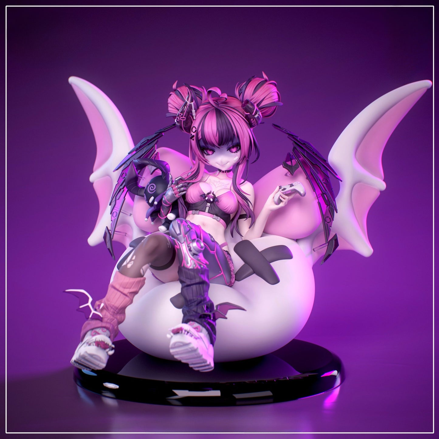 4127 Ironmouse - Virtual YouTuber - STL 3d Print Files