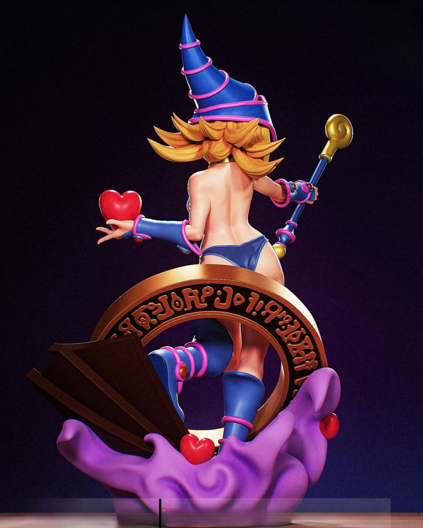 4179 Dark Magician Girl NSFW - Yu-Gi-Oh! - STL 3D Print Files