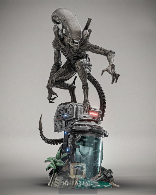 4358 Alien Xenomorph Big Chap - STL 3D Print Files