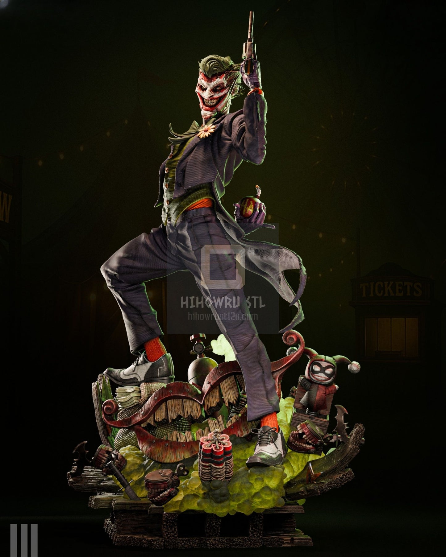 4283 Joker - DC Comics - STL 3D Print Files