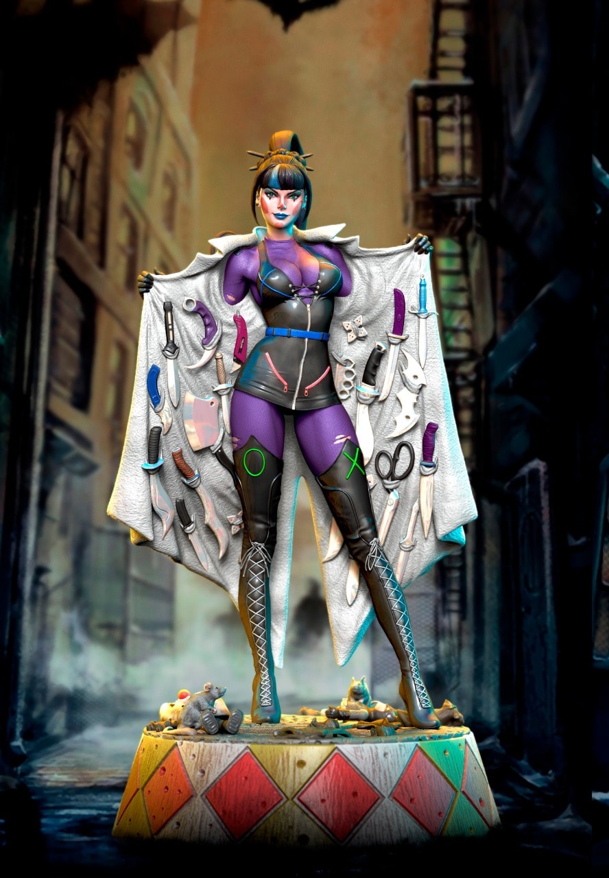 3019 Punchline - DC Comics - STL 3D Print Files
