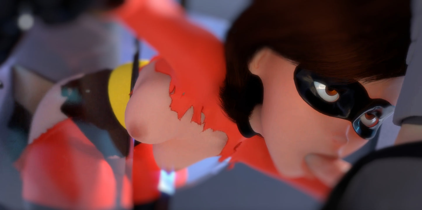 4210 Elastigirl NSFW - The Incredibles - STL 3D Print Files X 3D Animations