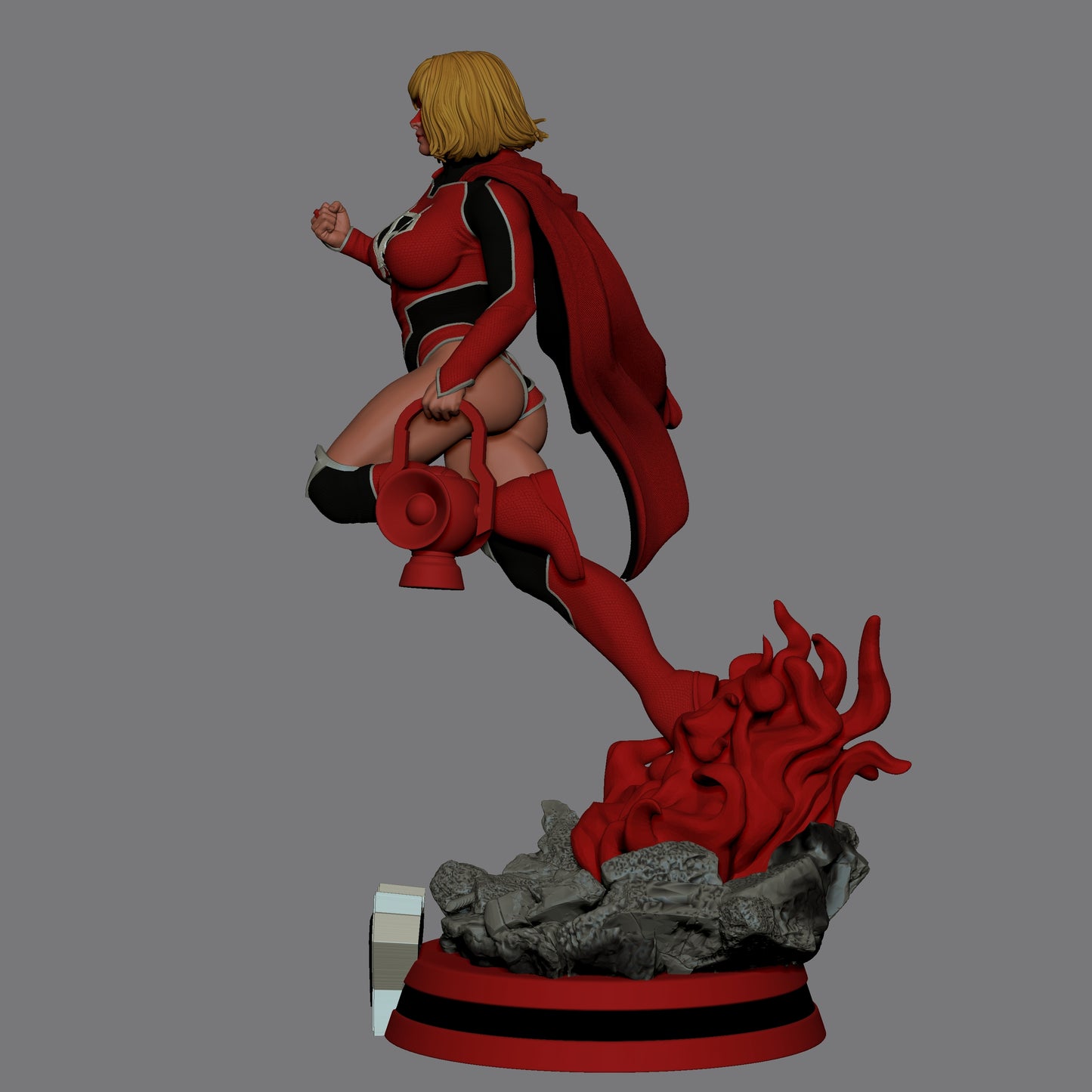 3983 Supergirl Kara Zor-El NSFW - Red Lantern - STL 3D Print Files