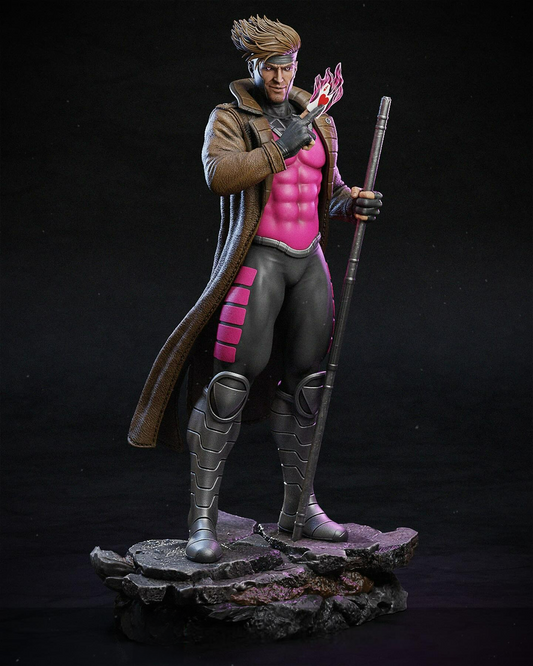 1872 Gambit - X-MEN - STL 3D Print Files