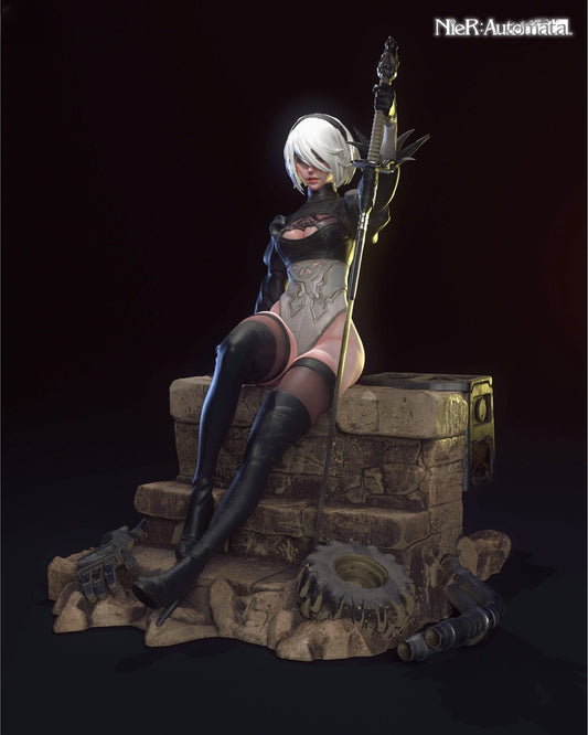 3968 2B - NIER AUTOMATA - STL 3D Print Files