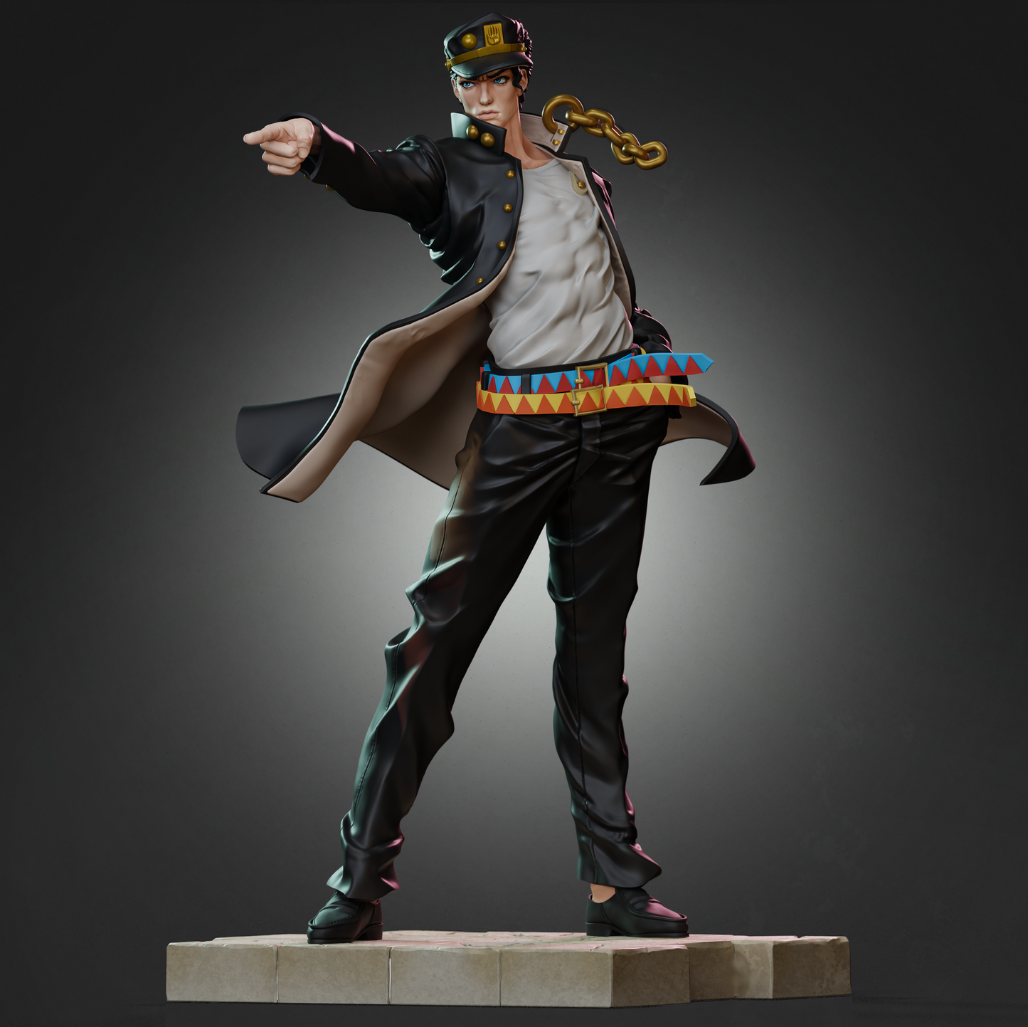 3426 Jotaro Kujo - JoJo's Bizarre - STL 3D Print Files