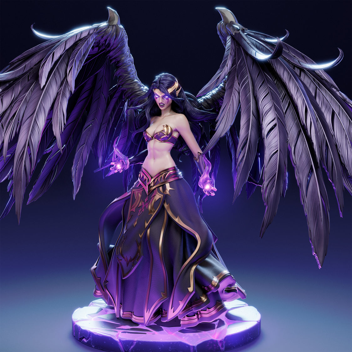 3598 Morgana - League of Legends - STL 3D Print Files
