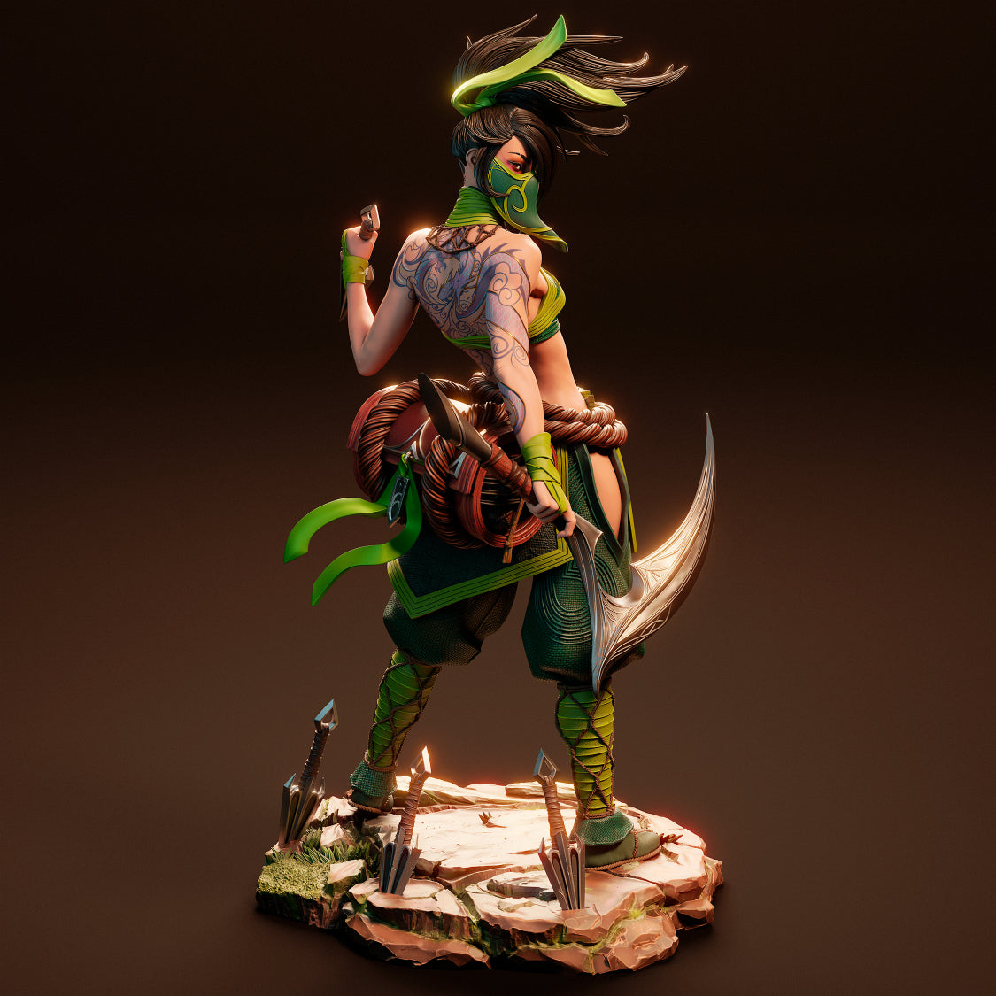 3612 Akali - League of Legends - STL 3D Print Files