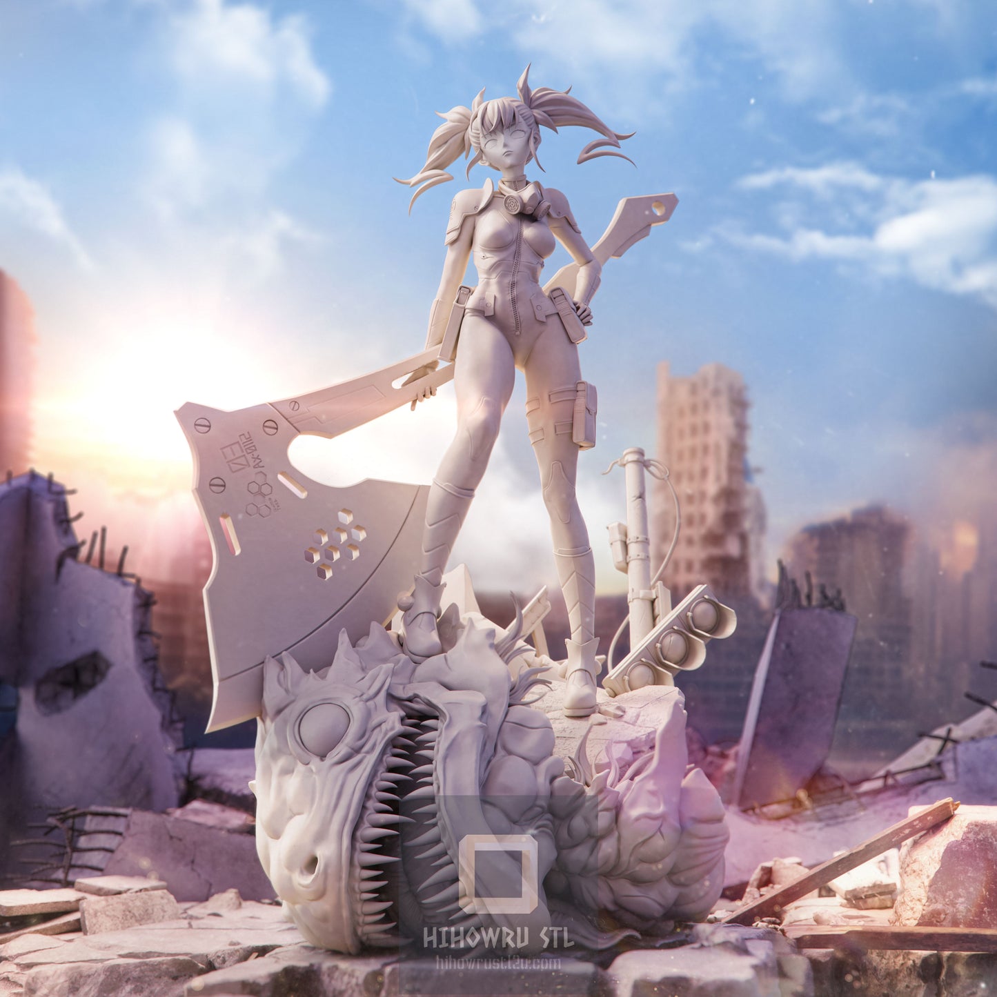 4417 Kikoru Shinomiya - Kaiju No. 8 - STL 3D Print Files