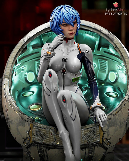 4010 Rei Ayanami - Evangelion - STL 3D Print Files