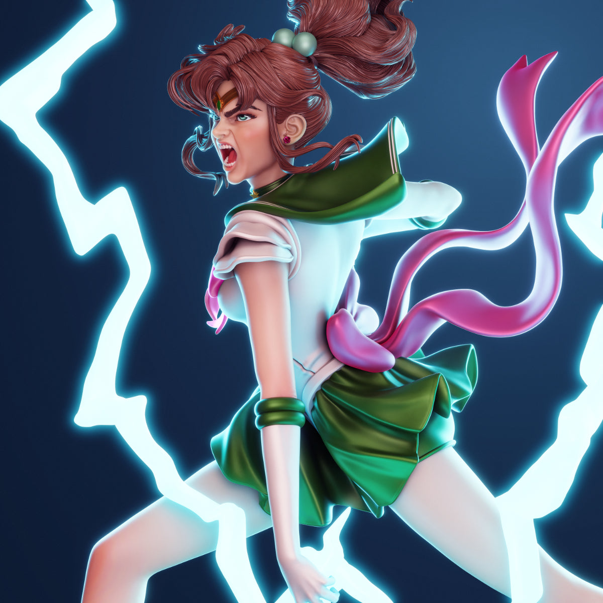 4066 Sailor Jupiter - Sailor Moon - STL 3D Print Files