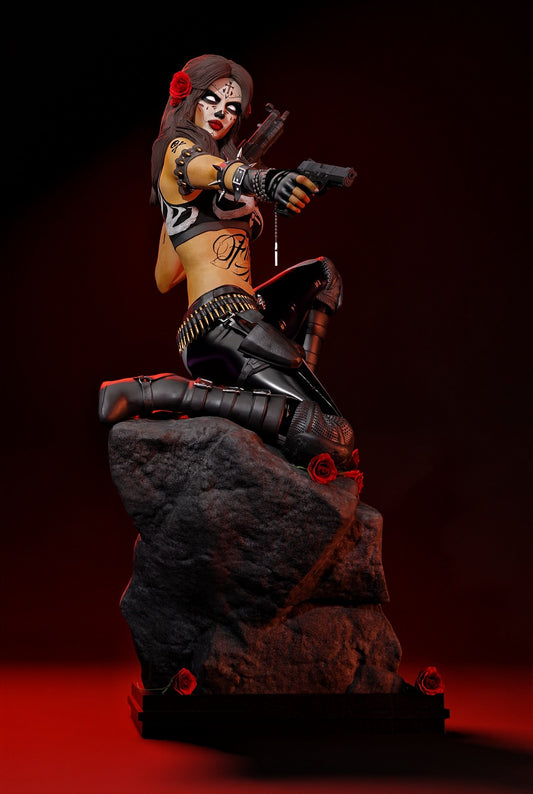 4037 La Muerta - Coffin - STL 3D Print Files