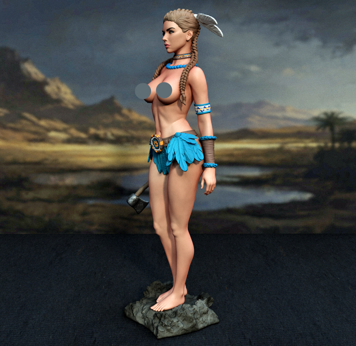 3982 Native American Women NSFW - STL 3D Print Files