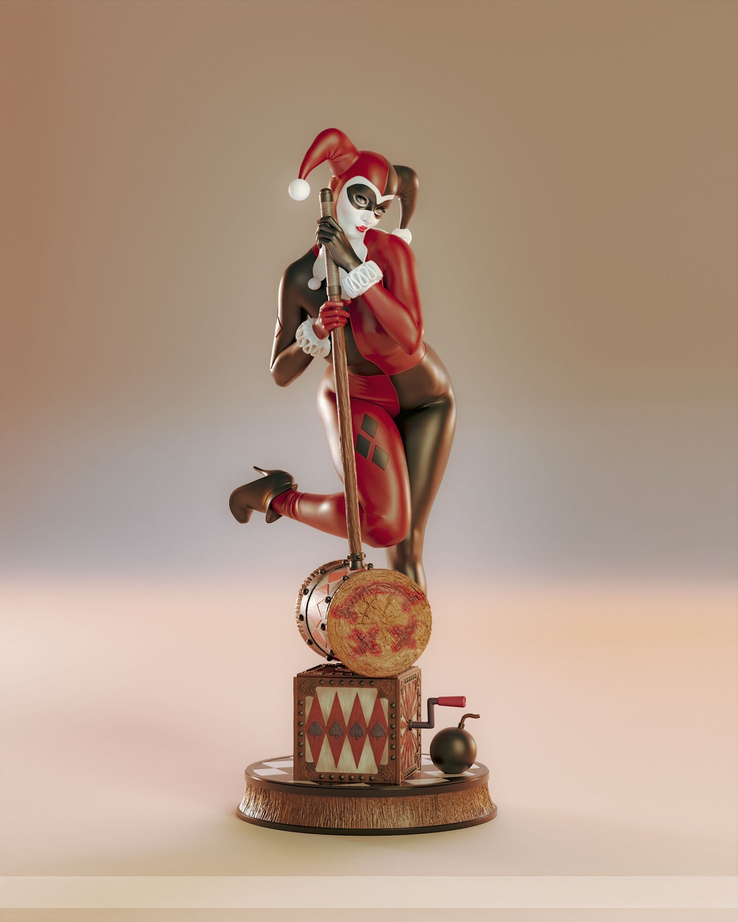 1797 Harley Quinn Classic - DC Comics - STL 3D Print Files