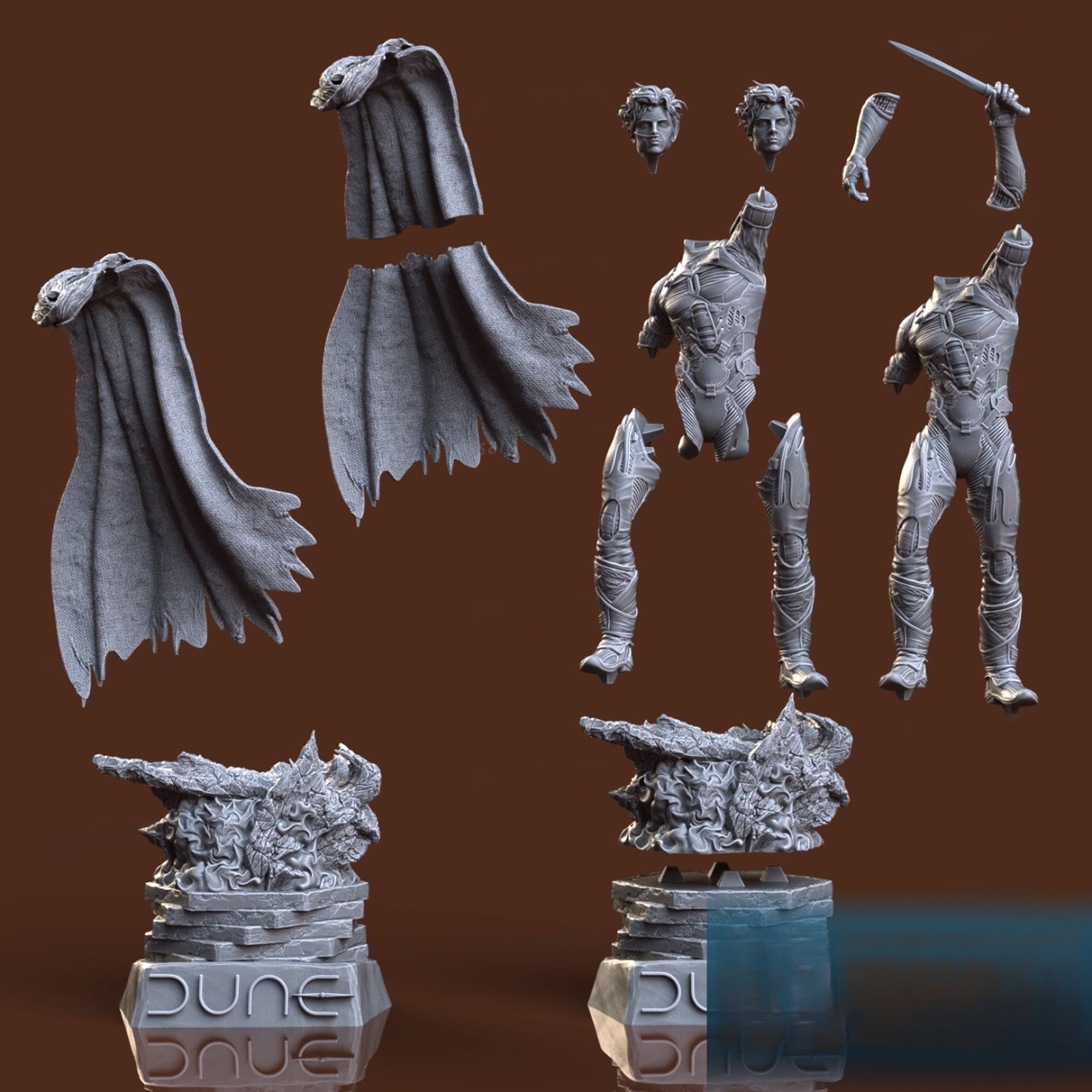 2395 Paul Atreides - Dune - STL 3D Print Files
