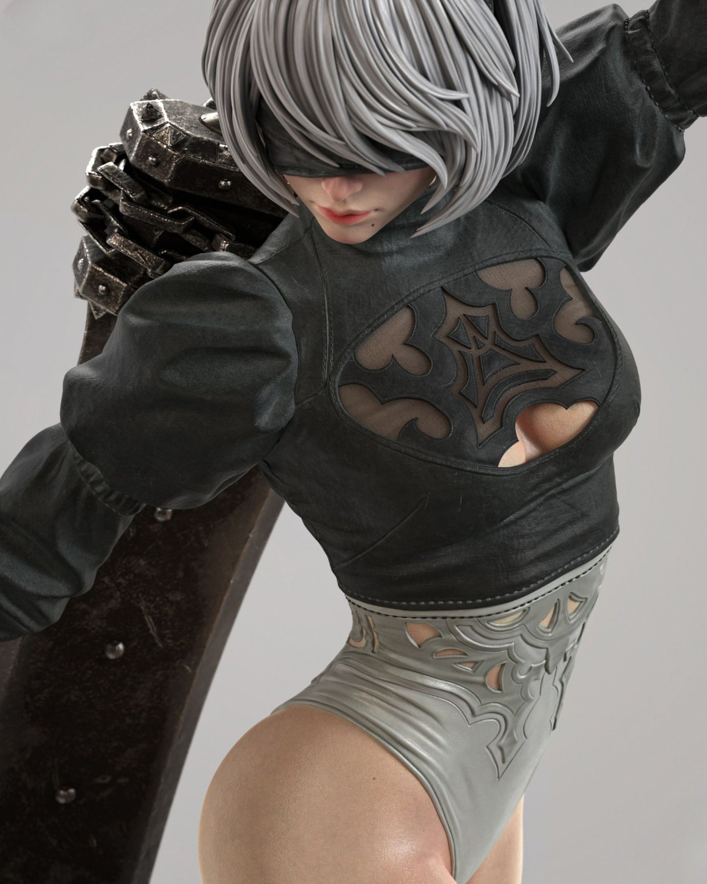 4195 2B - NIER AUTOMATA - STL 3D Print Files