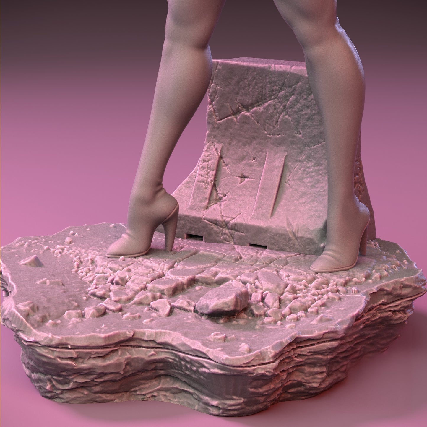 2033 Evil Superwoman NSFW - DC Comics - STL 3D Print Files