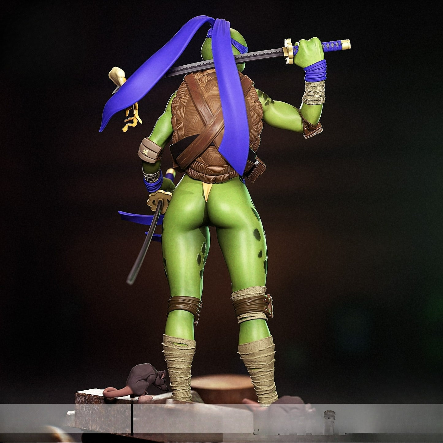 3296 Lady Leonardo - TMNT - STL 3D Print Files