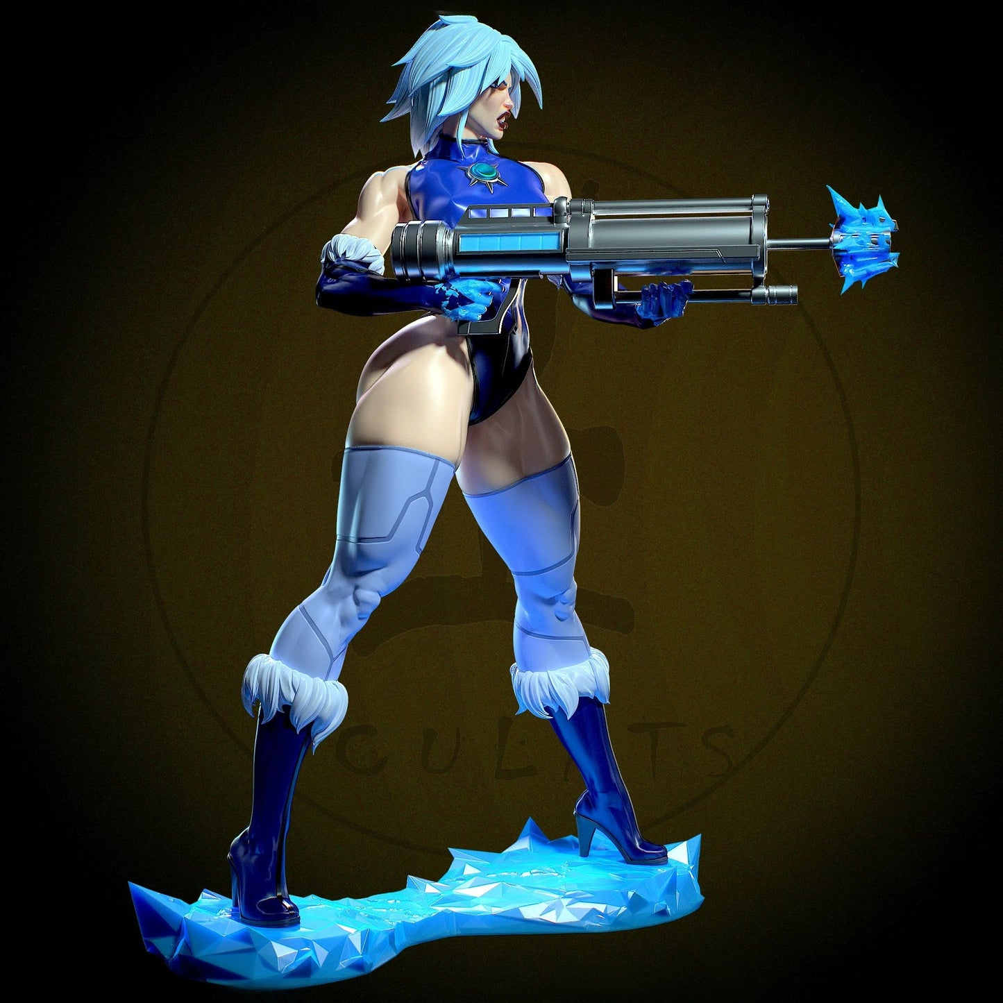3638 Killer Frost NSFW - DC COMICS - STL 3D Print Files