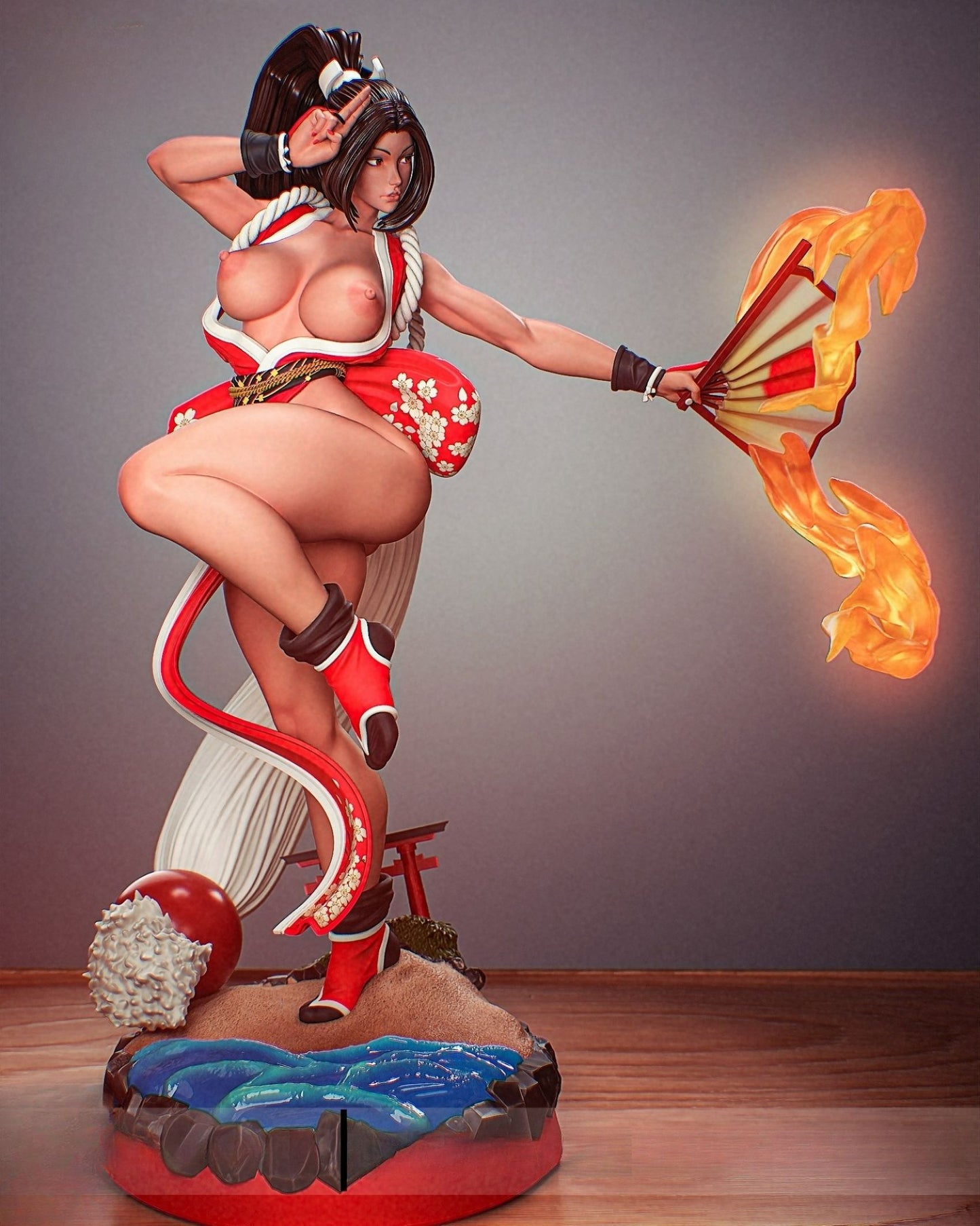 3780 Mai Shiranui NSFW - King of Fighters - STL 3D Print Files