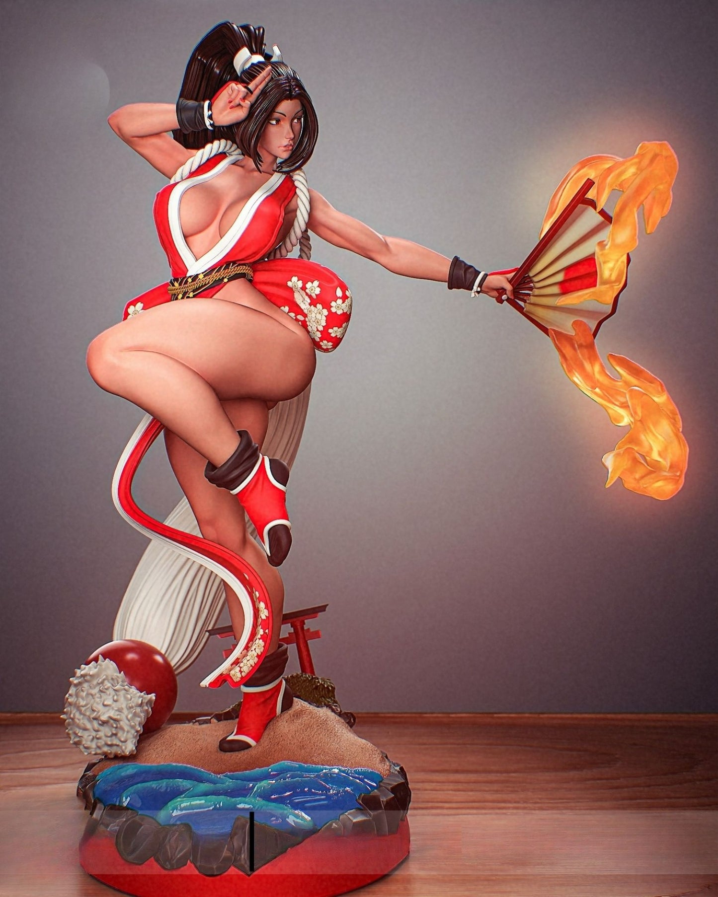 3780 Mai Shiranui NSFW - King of Fighters - STL 3D Print Files
