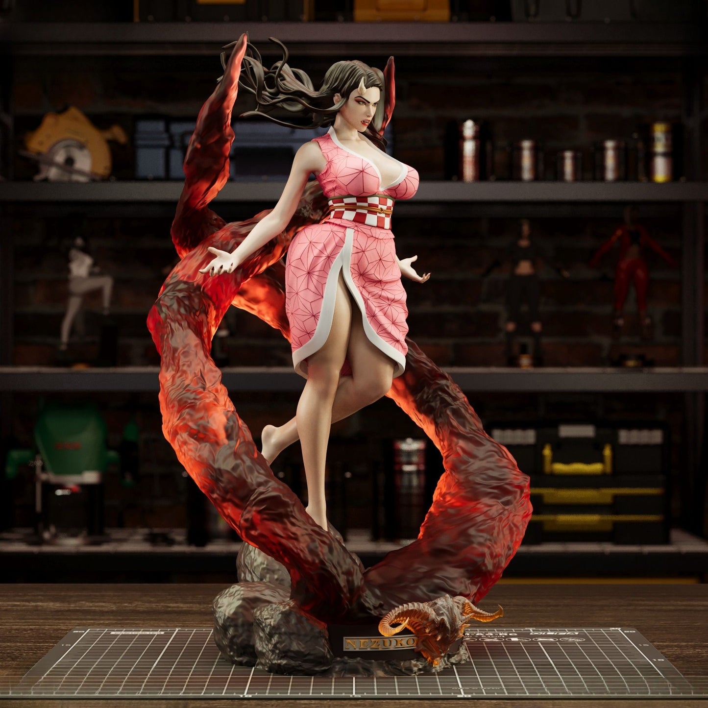 3911 Nezuko Kamado NSFW - Kimetsu no Yaiba - STL 3D Print Files