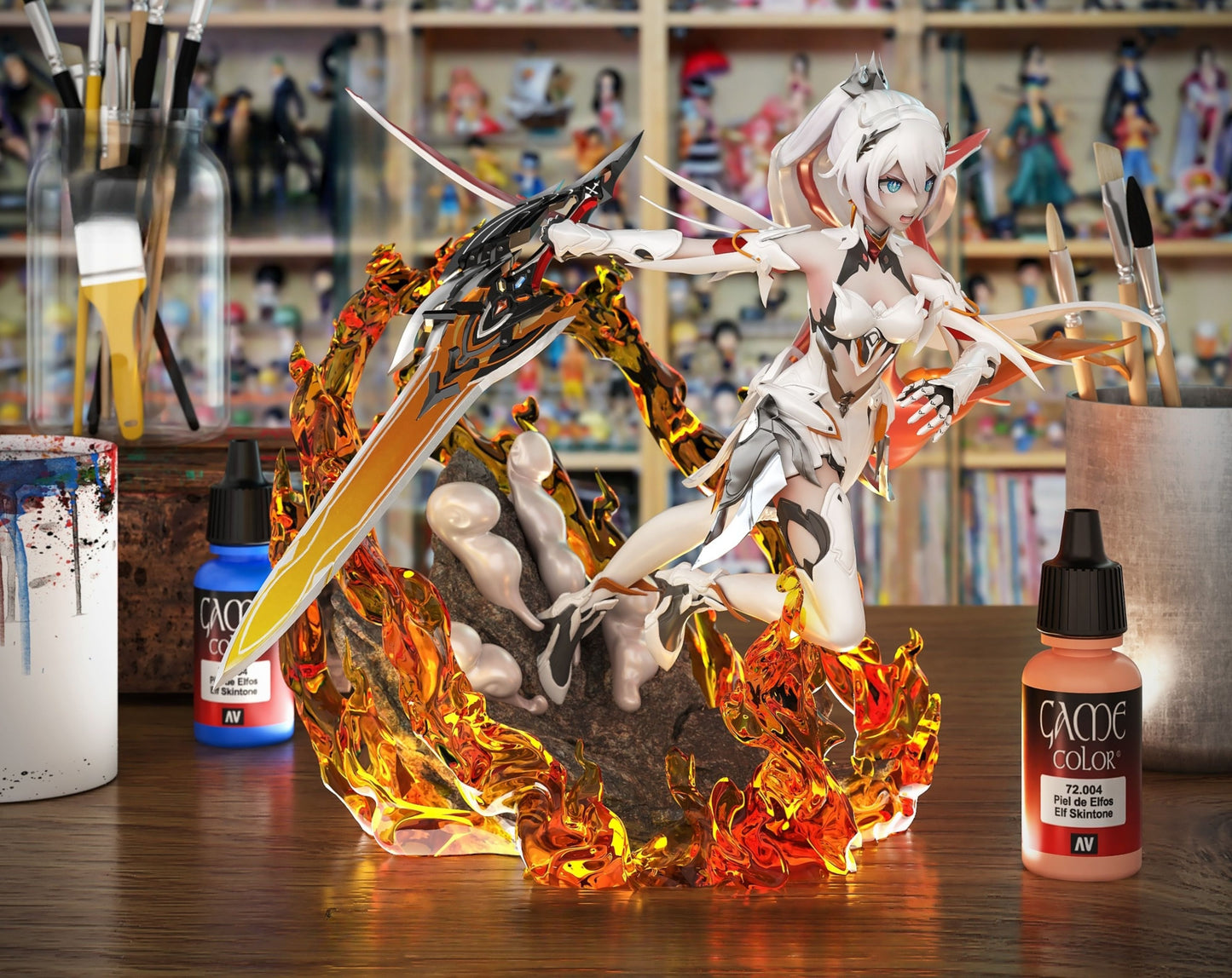 4035 Herrscher of Flamescion - Honkai Impact 3 - STL 3D Print Files