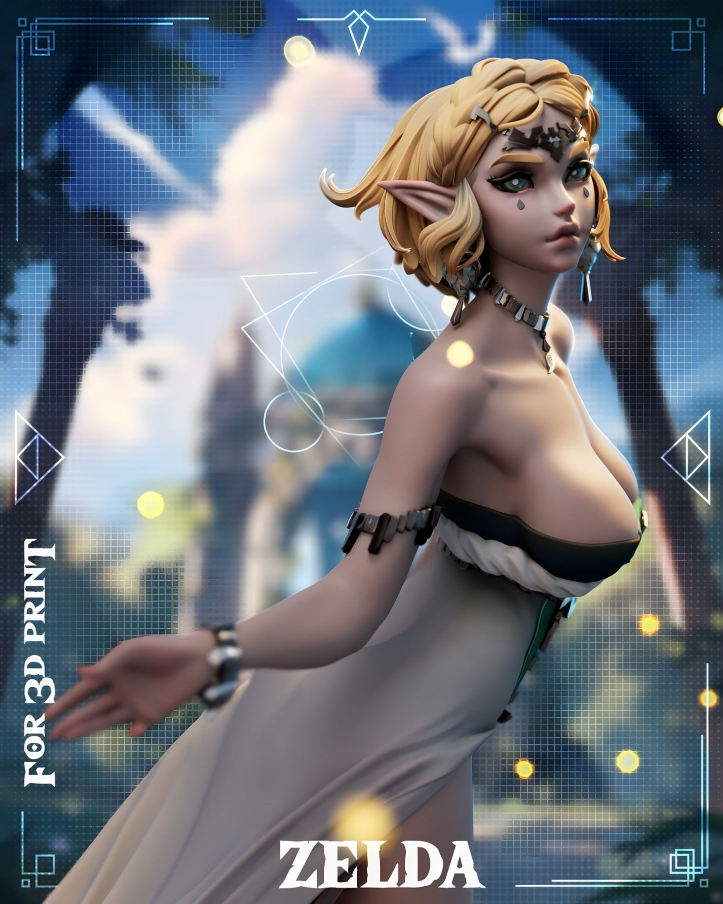 4051 Princess Zelda NSFW - The Legend of Zelda - STL 3D Print Files