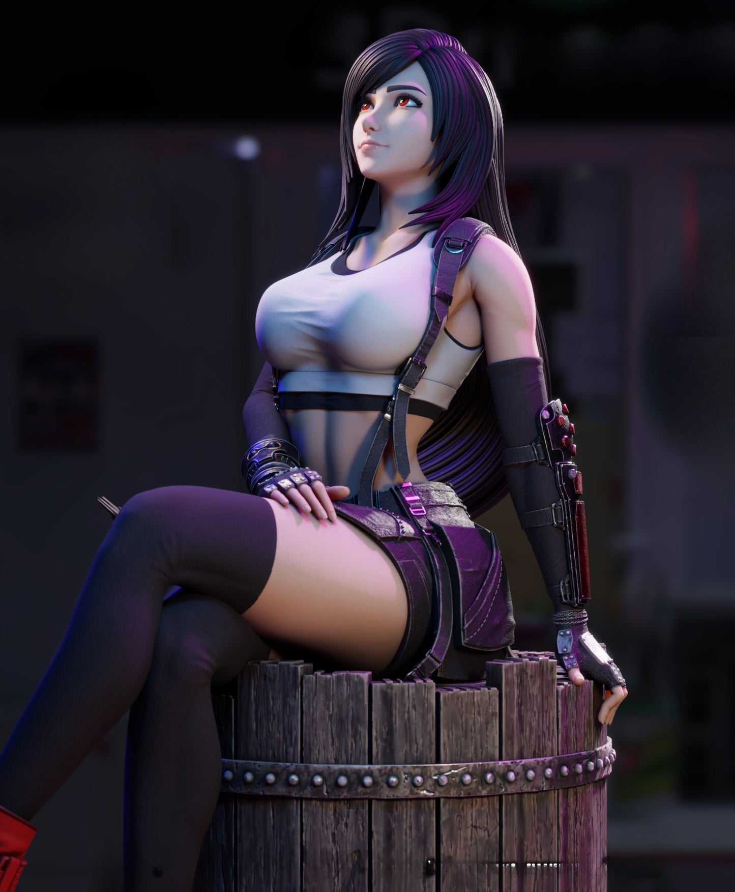 4115 Tifa Lockhart NSFW - Final Fantasy - STL 3D Print Files