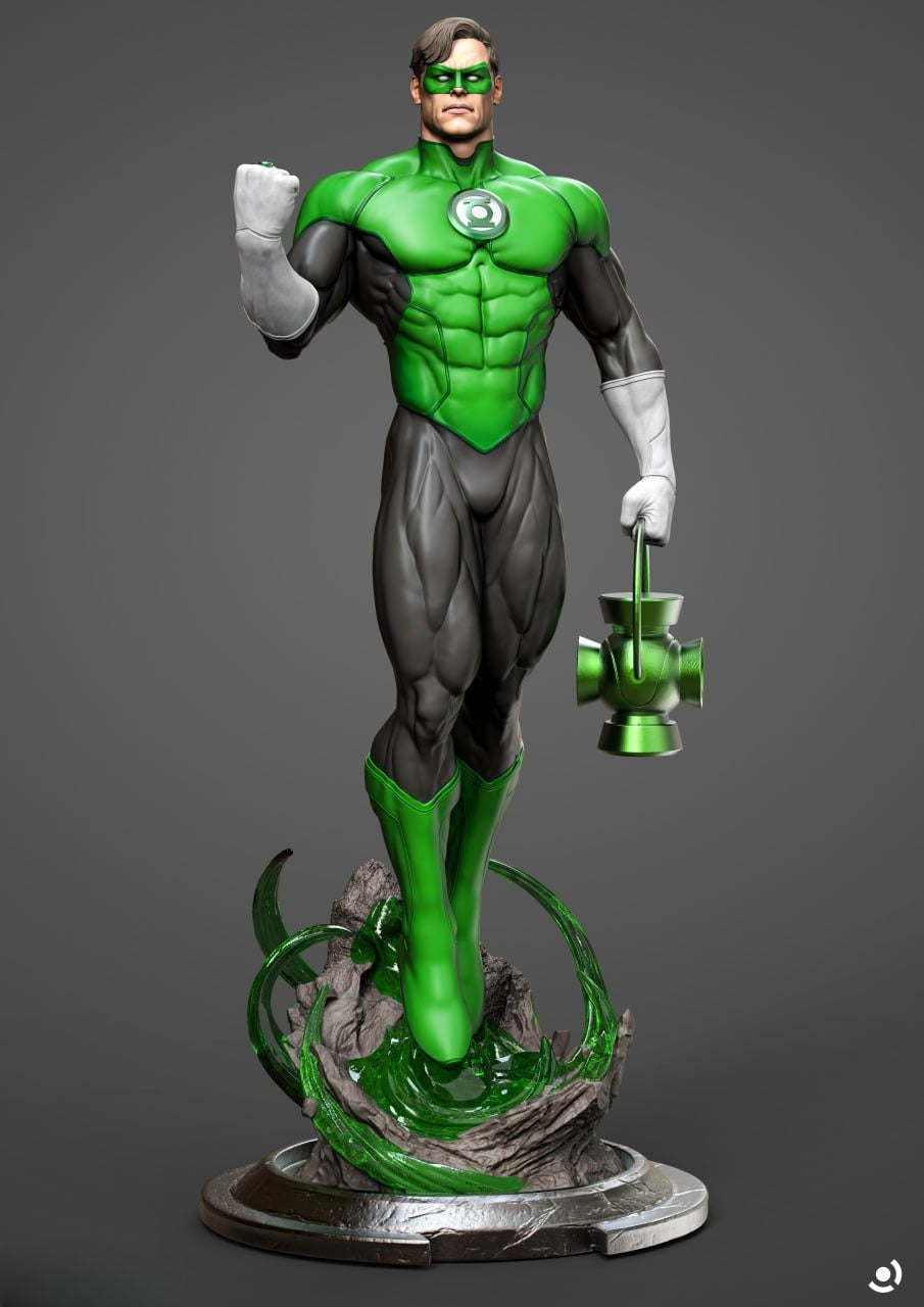 4176 Green Lantern - DC Comics - STL 3D Print Files