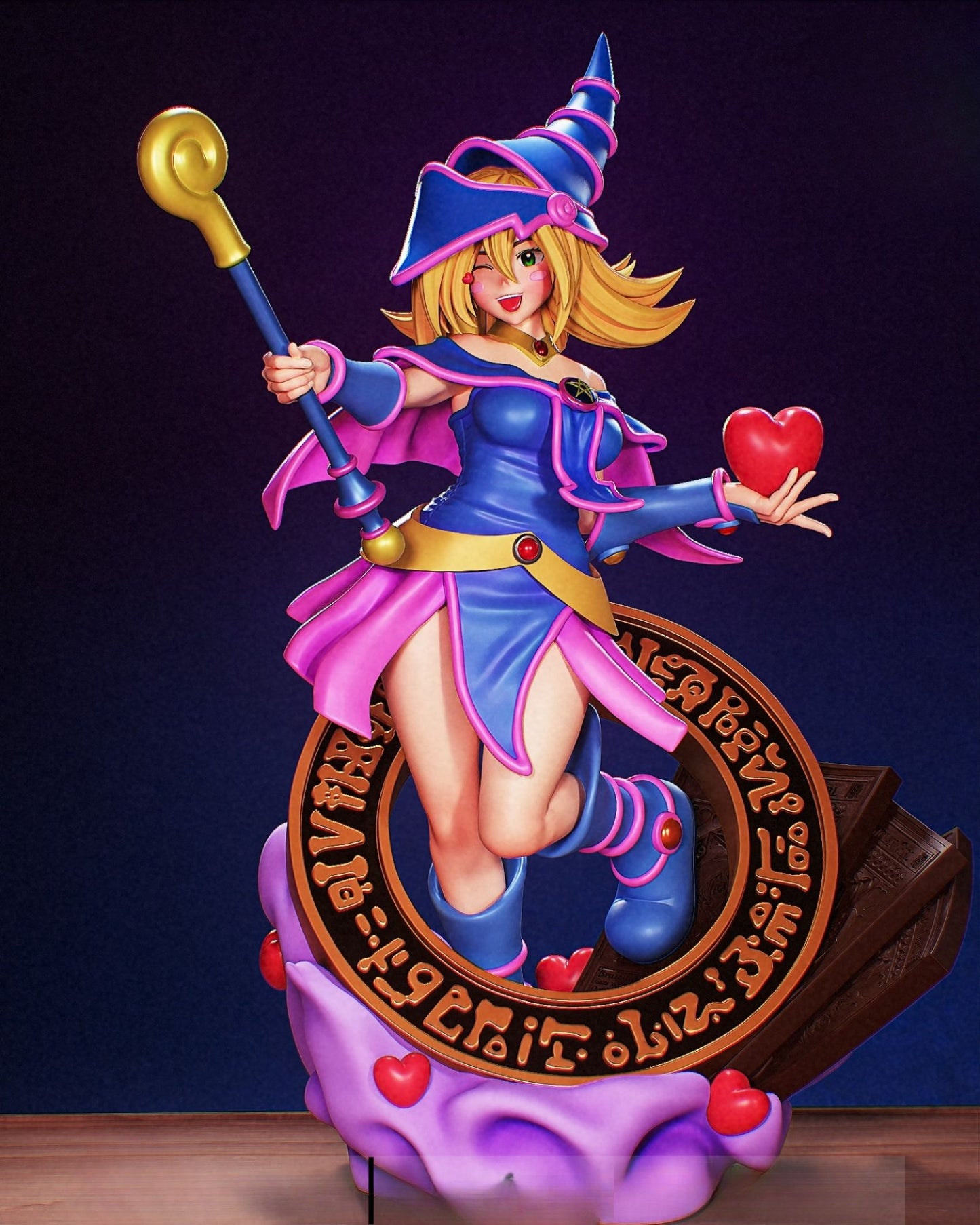 4179 Dark Magician Girl NSFW - Yu-Gi-Oh! - STL 3D Print Files