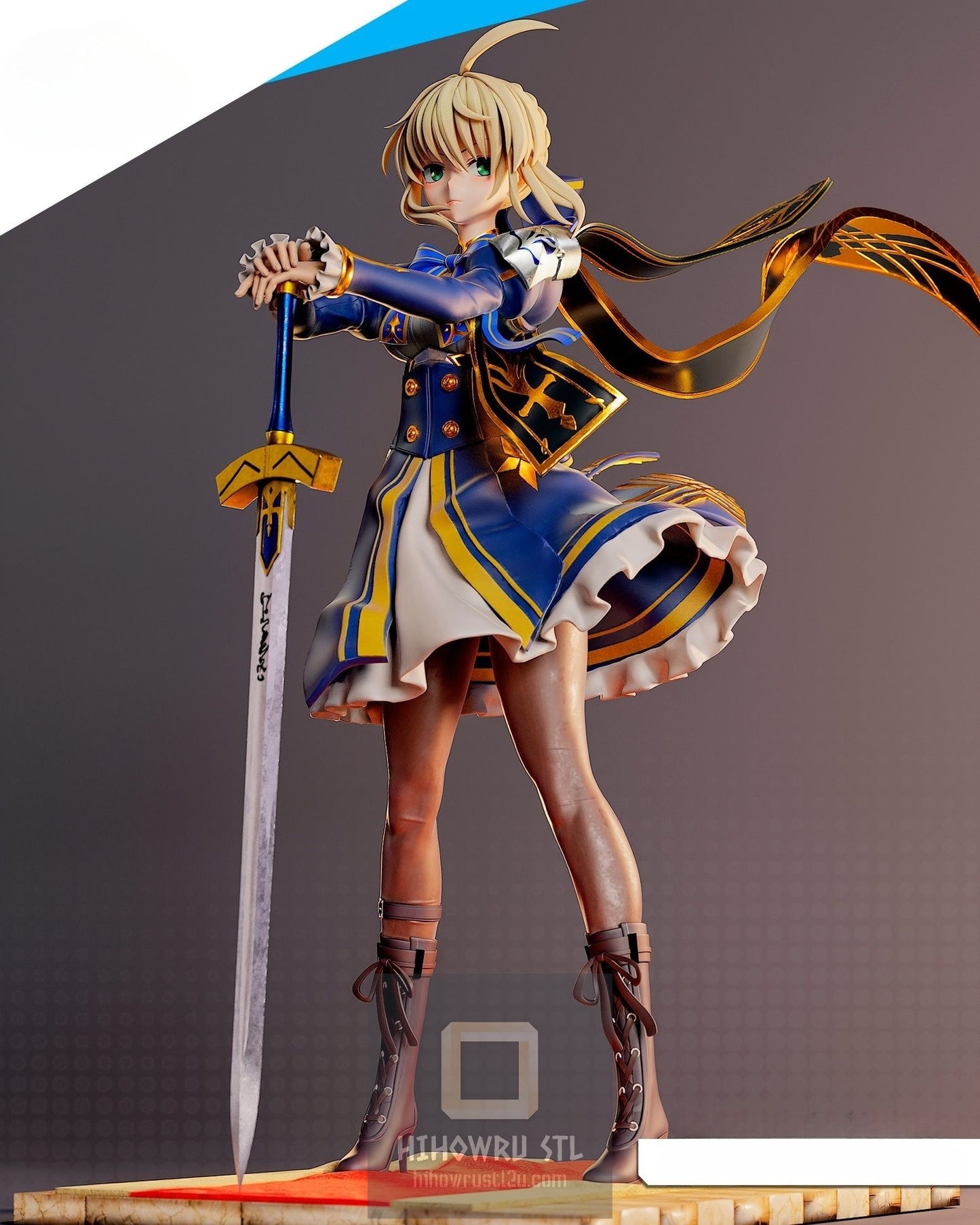 4329 Saber - Fate/stay night - STL 3D Print Files