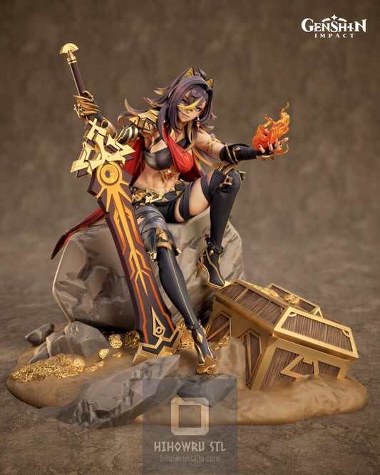 4416 Dehya - Genshin Impact - STL 3D Print Files