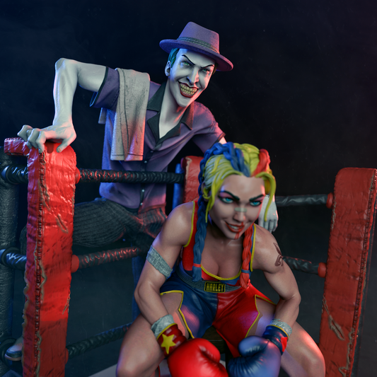 2075 Harley Quinn And Joker - DC Comics - STL 3D Print Files