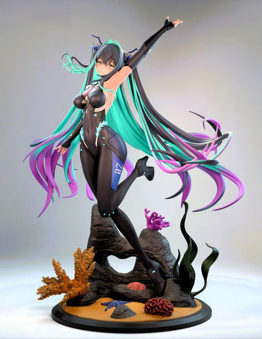 4128 Little Mermaid - Nikke Goddess of Victory - STL 3d Print Files