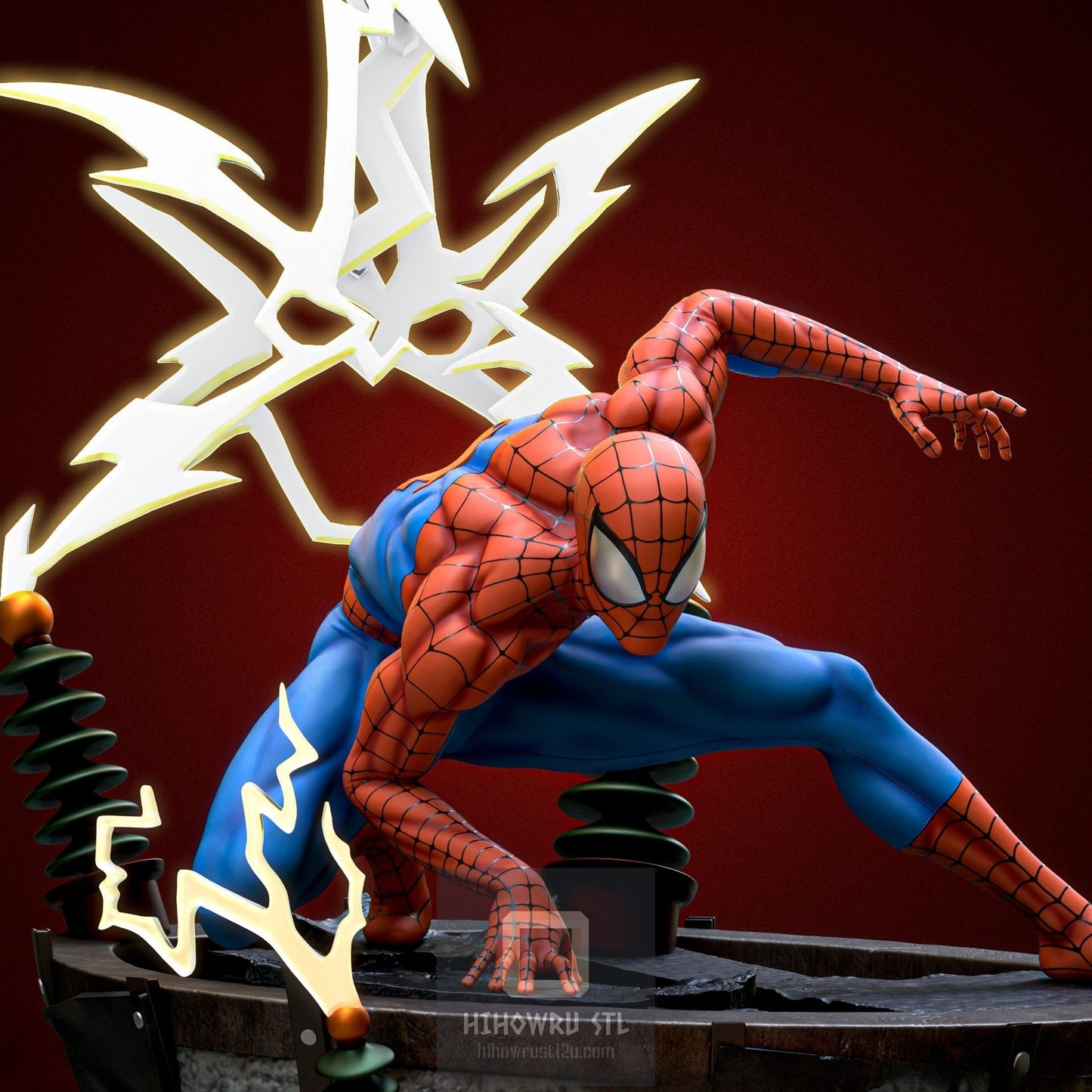 4340 Spider-Man - Marvel Comics - STL 3D Print Files