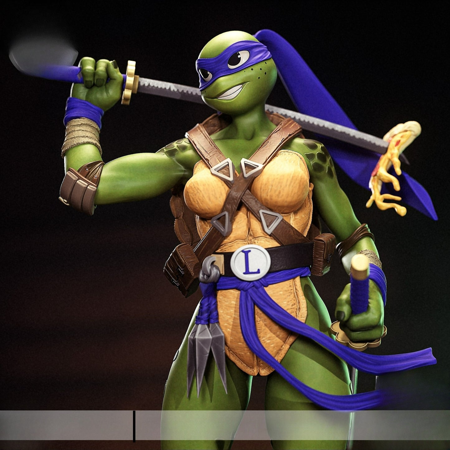 3296 Lady Leonardo - TMNT - STL 3D Print Files