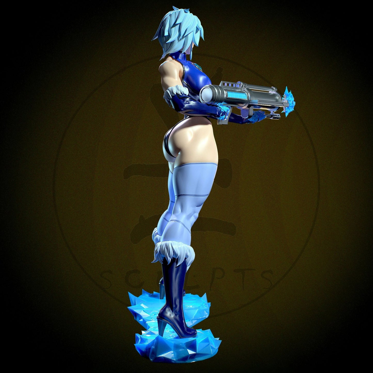 3638 Killer Frost NSFW - DC COMICS - STL 3D Print Files