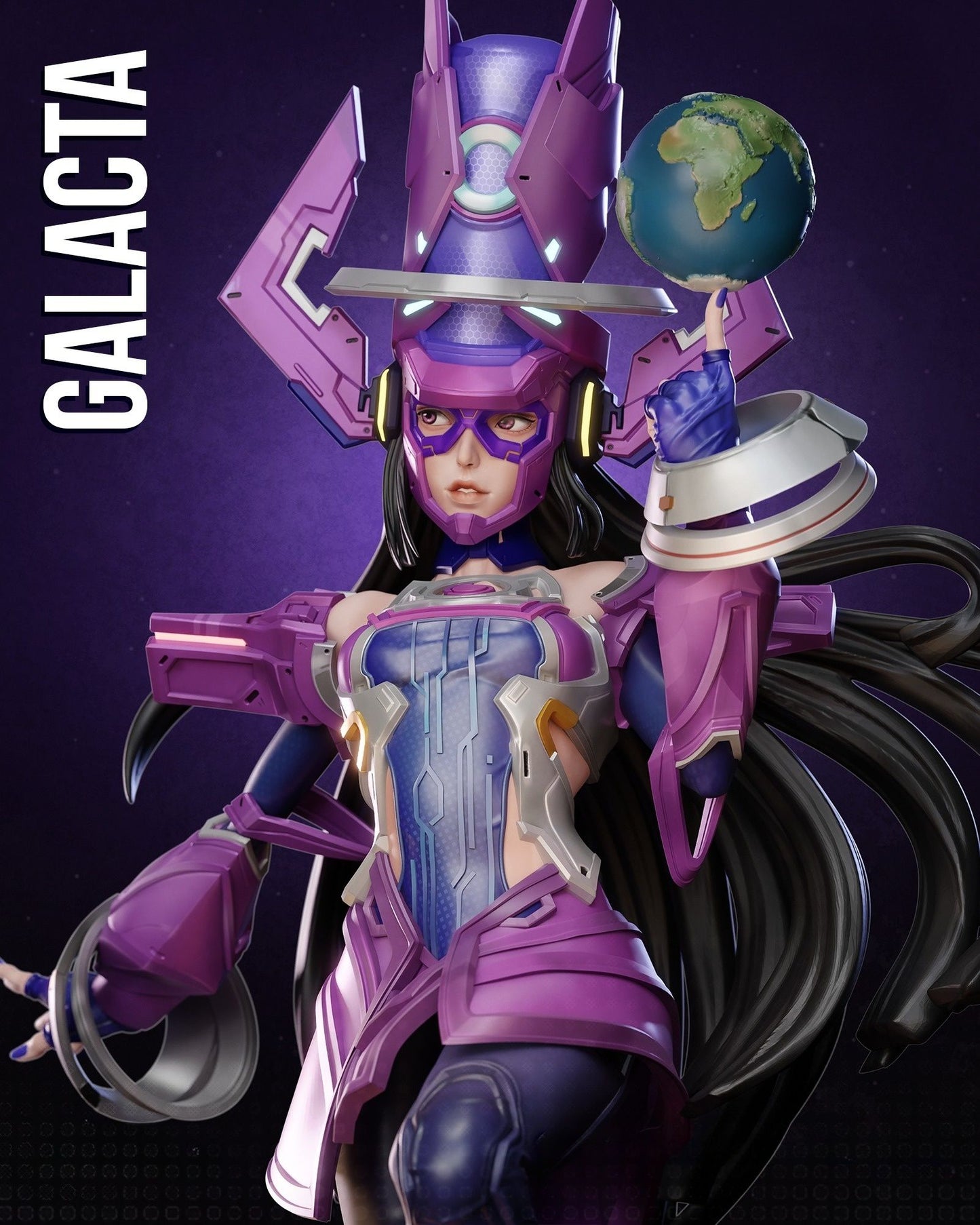 3717 Galacta - Marvel Rivals - STL 3D Print Files