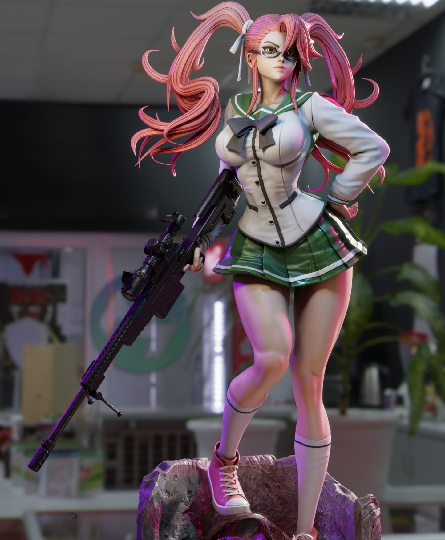 3760 Saya Takagi NSFW - Highschool of the Dead - STL 3D Print Files