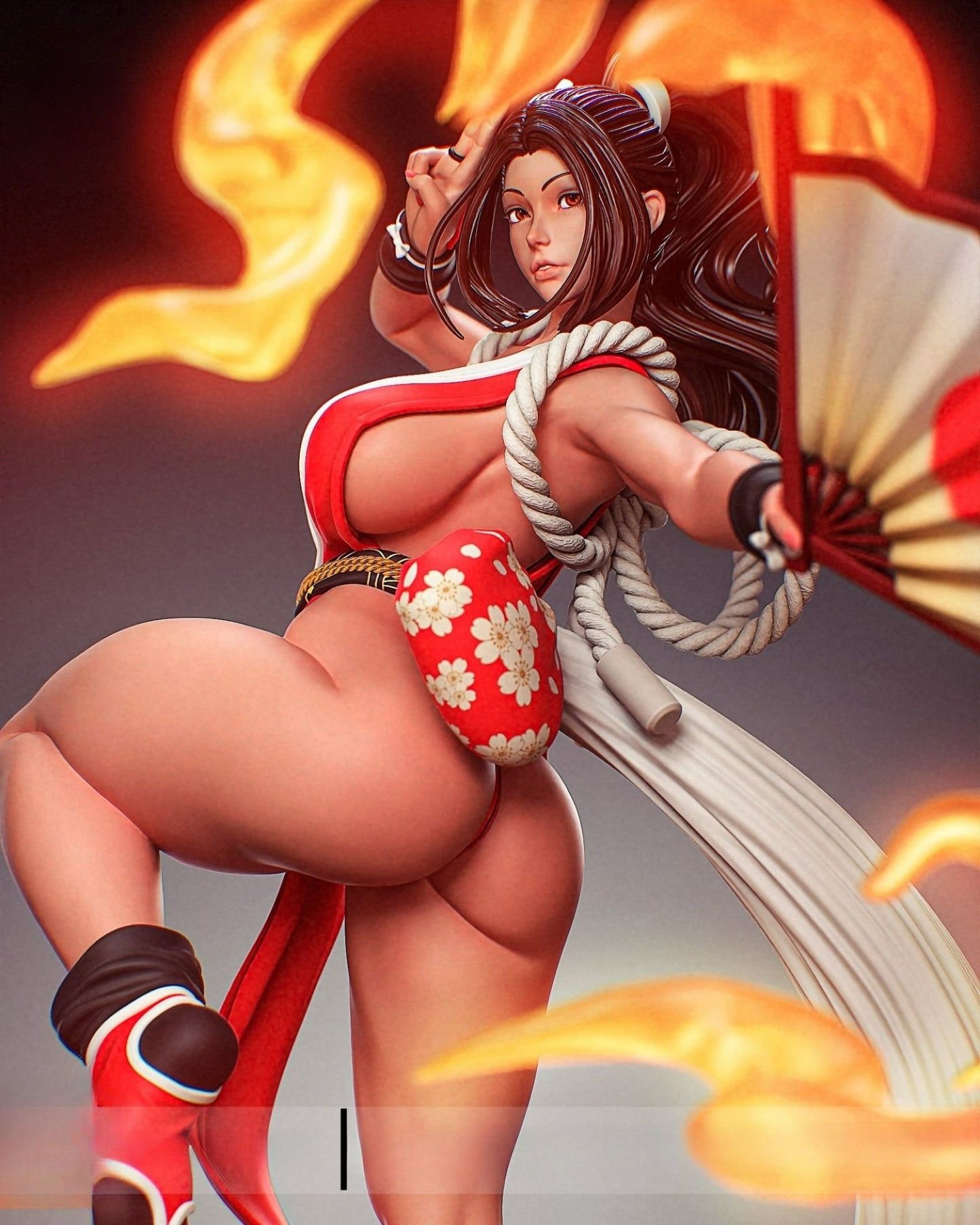 3780 Mai Shiranui NSFW - King of Fighters - STL 3D Print Files